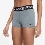 Nike Pro Women's Grey 3-Inch Shorts XL