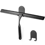  Shower Squeegee in; Effective Rubber Blade Squeegee for 12 Inch Matte Black