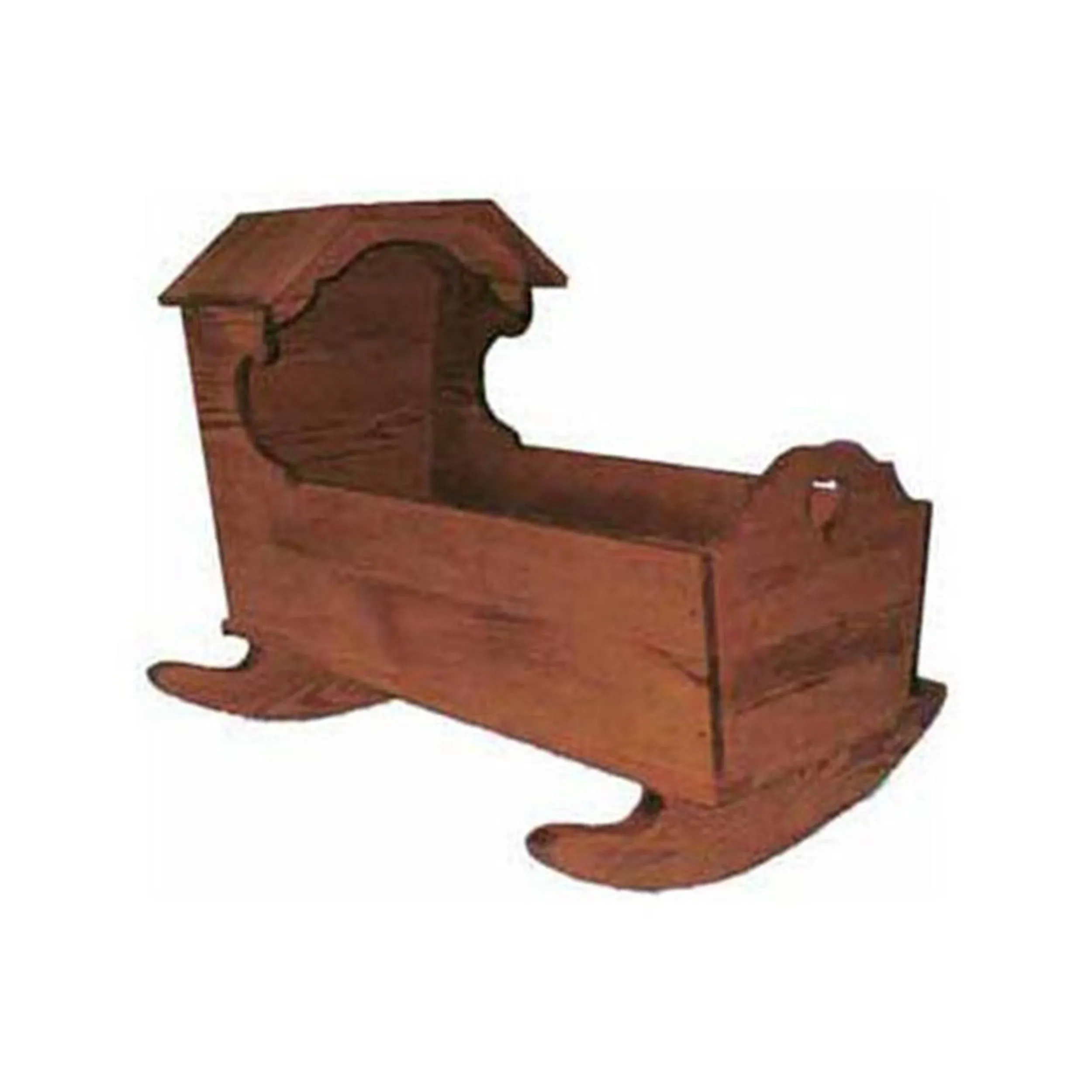 Woodcraft Project Paper Plan to Build 18th Century Hooded Cradle