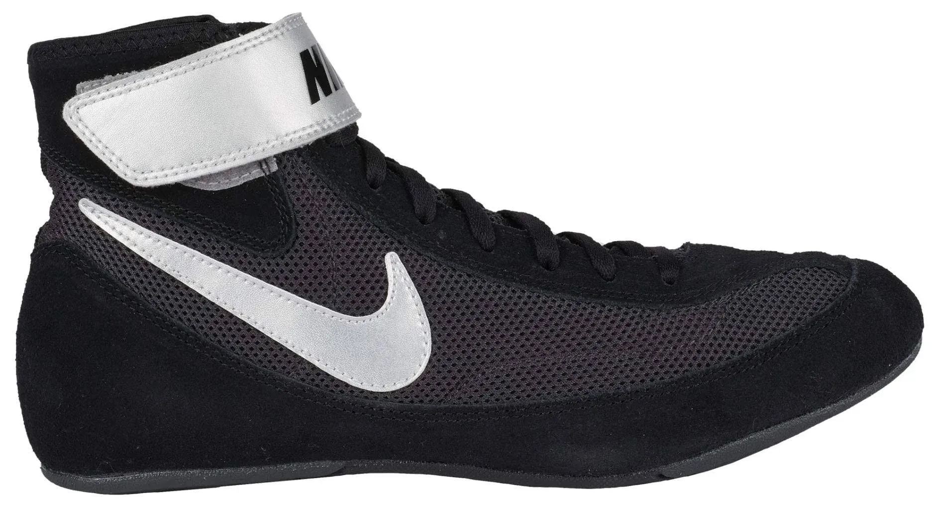 Nike Speedsweep VII Wrestling Shoes (Black / Metallic Silver) 14