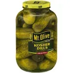 Mt. Olive Kosher Dills Jumbo Pickles - 1 Gallon Jar (128 fl oz)