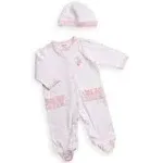 Little Me Baby Clothes & Outfits - Girls One Piece Hat & Footed Sleeper Pajamas - Preemie, Prima Ballerina