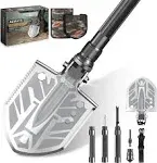 Sahara Sailor Survival Shovel, Unbreakable Tactical Shovel-180 Degree Folding Shovel-Camping Shovels - 23 in 1 Survival Gear and Equipment Multifunctional Camping Gear Survival Tools for Caping Hiking