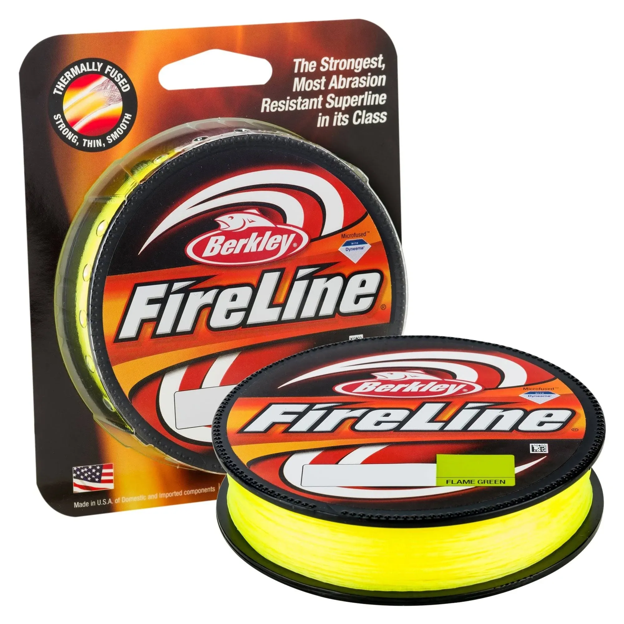 Berkley FireLine Thermally Fused 125 YDS Flame Green CHOOSE YOUR LINE WEIGHT!