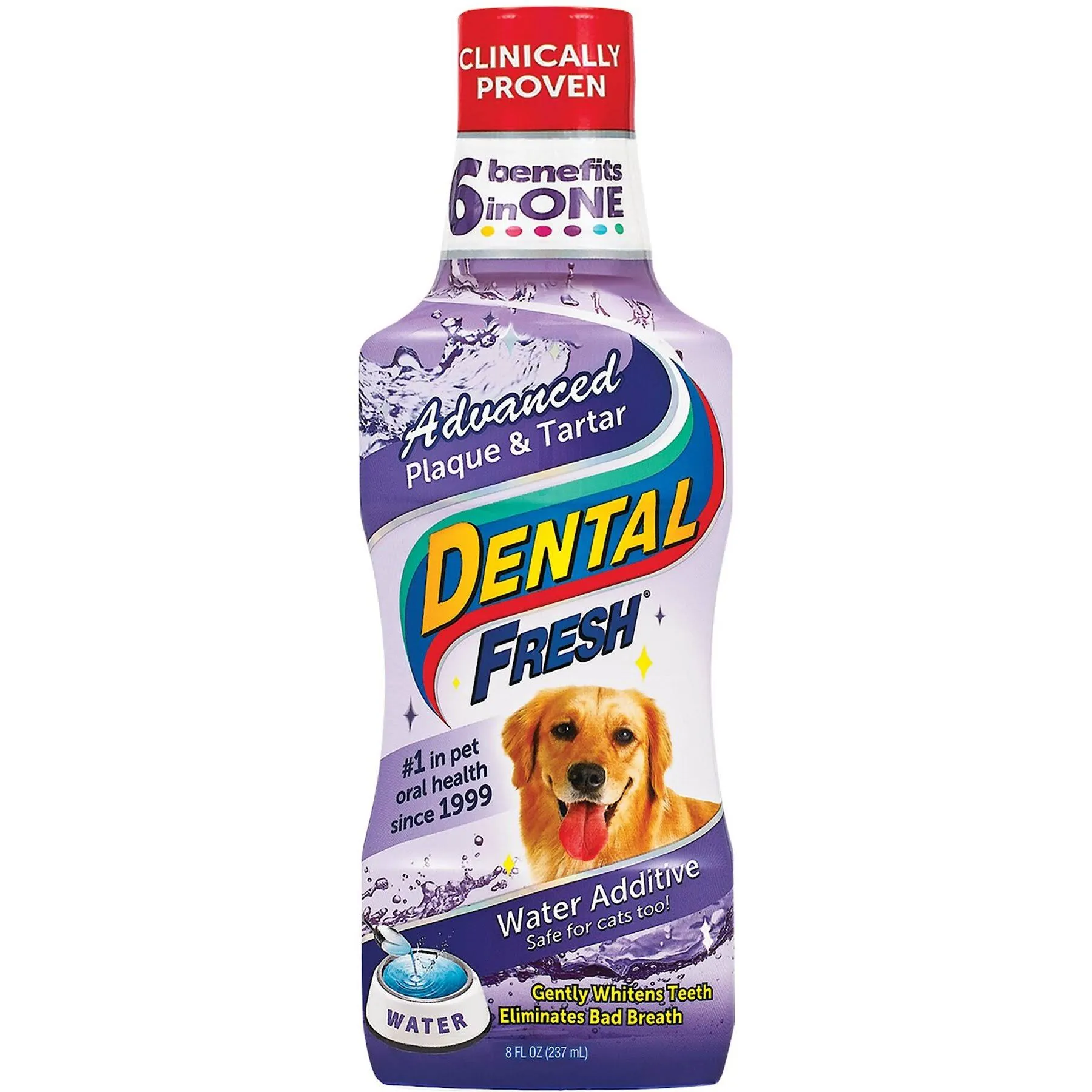 Dental Fresh Water Additive–Advan<wbr/>ced Plaque and Tartar Formula for Dogs &amp; Cats..