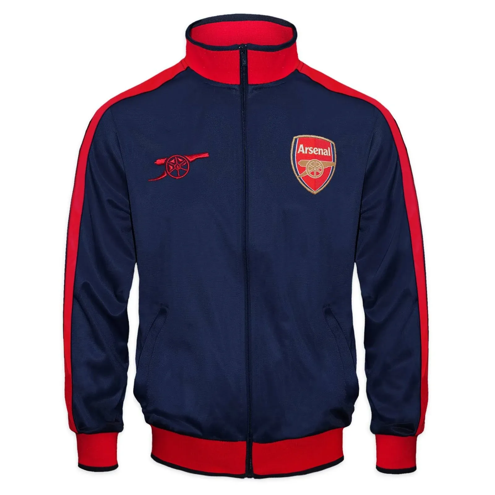 Arsenal Football Club Official Soccer Gift Mens Retro Track Top Jacket