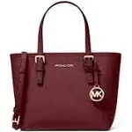 Michael Kors Jet Set Travel Saffiano Leather Small Top zip Shoulder Tote