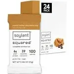 Soylent Squared Complete Nutrition Bar, Peanut Butter Chocolate Chip, 24 Pack ...