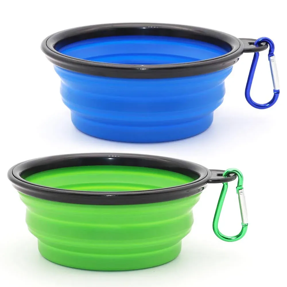 Collapsible Dog Bowl 2 Pack