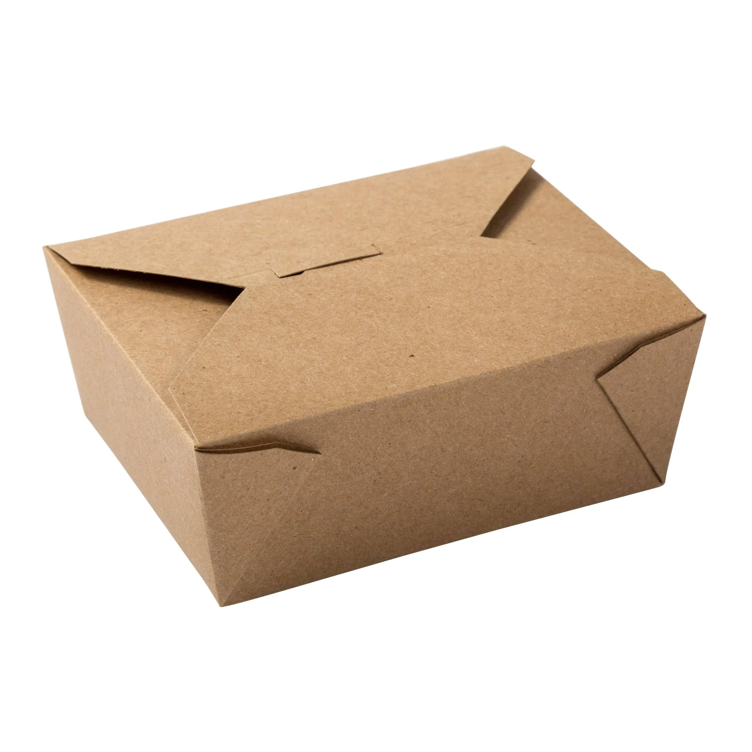 #4 Kraft Folded Takeout Box