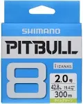 Shimano PITBULL8 300m 2.0 Lime Green