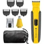 REMINGTON Virtually Indestructible All-in-One Grooming Kit, Yellow, PG6856