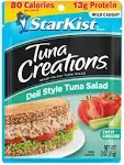 StarKist Tuna Creations Deli Style Tuna Salad, Gluten Free, 3 oz, Pack of 12 