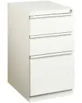 Staples 3-Drawer Mobile Pedestal Vertical Filing Cabinet