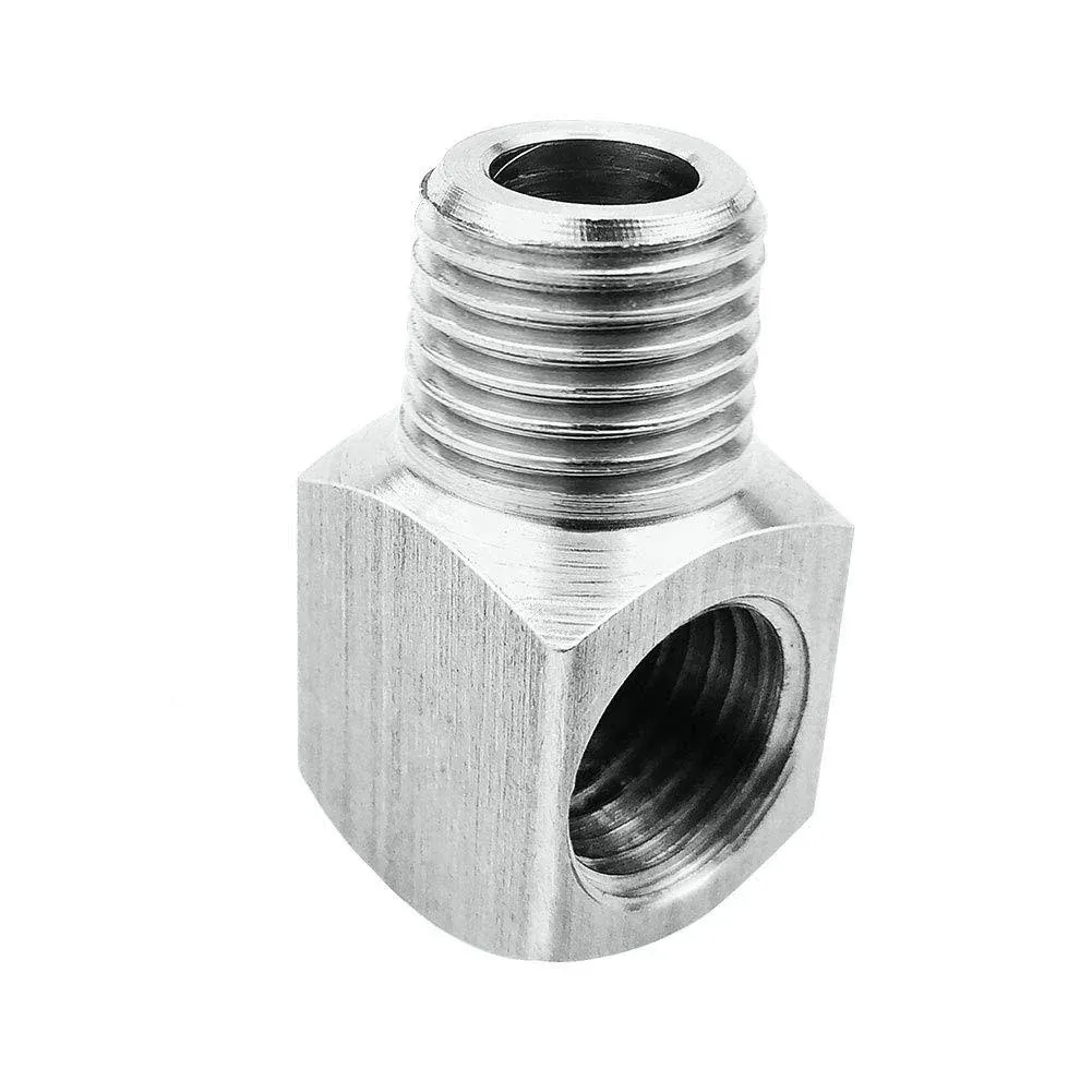 Beduan Stainless Steel Cast Pipe Fittings, 90 Degree Street Elbow, 1/2 inch male x 1/2 inch Female, Water Fuel Air