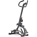 Sunny Health & Fitness Handlebar Climber Stepper, Gray