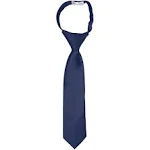 LUTHER PIKE SEATTLE Boys Tie - Adjustable Zipper Ties for Kids