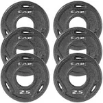 Cap Barbell 2-Inch Olympic Grip Weight Plate | Multiple Options