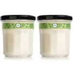 MRS. MEYER'S CLEAN DAY Soy Aromatherapy Candle, 35 Hour Burn Time, Made with Soy Wax and Essential Oils, Limited Edition Iowa Pine, 7.2 oz - Pack of 2