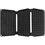 FlexSolar 20W Solar Panel ETFE Foldable Monocrystalline PV Module Solar Charger with USB QC3.0/ DC Ports, IP67 Waterproof Power Emergency for Phone Power Bank Tablet