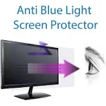 Anti Blue Light Screen Protector (3 Pack) for 24 Inches Widescreen Desktop Monitor. Filter out Blue Light and relieve computer eye strain to help you sleep better