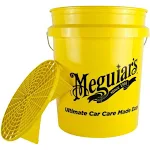 Meguiars Me RG203 Yellow Large Car Wash Bucket 5Us Gallon