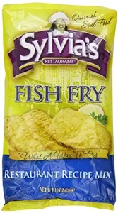 "Sylvia's Fish Fry Mix - Case Of 9 - 10 Oz."