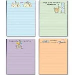 Funny Dog Theme Pads - 4 Assorted Note Pads