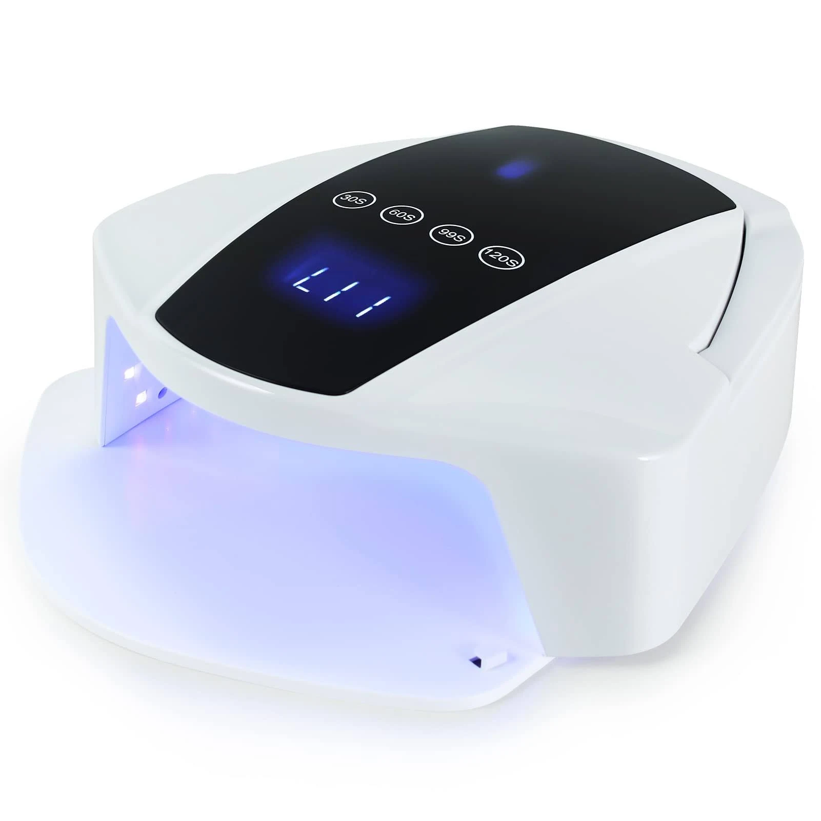 96W Rechargeable UV Led Nail Lamp, Faster Gel Nail Dryer Nail Light with 4 Ti...