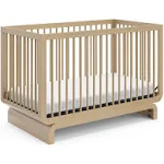 Storkcraft Santorini 5-in-1 Convertible Crib - White/Driftwood