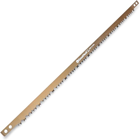 GreatNeck BS21 21-Inch Bow Saw Blade, Makes Quick Work of Green Wood, Extra Hard Chrome Alloy Steel Blade, Rust Resistant, Fits Any 21-Inch Bow Saw Frame, Fits GreatNeck BB21 Bow Saw