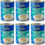 Cortas - Hummus Tahini Chickpea Dip (Pack of 6), Ready to Serve, 14oz X 6