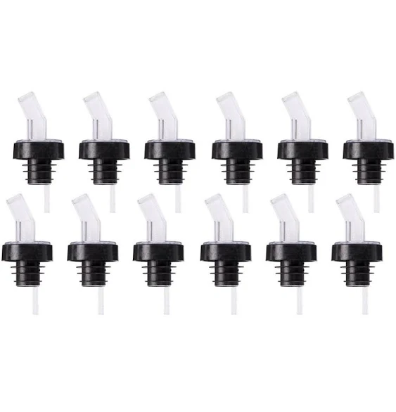 KegWorks Screen Liquor Bottle Pourers 12 Pourers