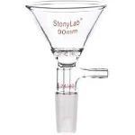 Glass Triangle Filter Funnel, Glass Filter Funnels - stonylab 90 mm