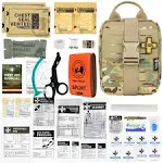 RHINO RESCUE IFAK Trauma First Aid Kit Molle Medical Pouch for Tactical Milit...