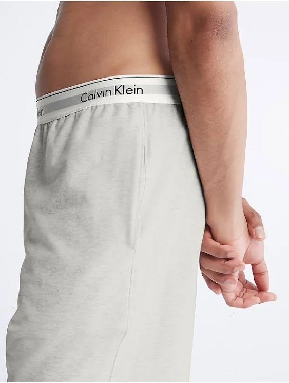 Calvin Klein Men's Modern Cotton Lounge Sleep Shorts - Grey - M