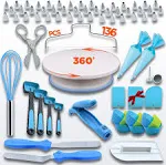 Complete Cake Decorating Set - Deluxe 136-Piece Baking and Decorating Kit