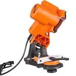 VEVOR Electric Chainsaw Sharpener, 140W Electric Saw Chain Blade Sharpener 5700RPM, Professional Bench Chain Saw Sharpening Tool with 3 Grinding Wheels Fit 0.25" to 0.404" Pitch Chains