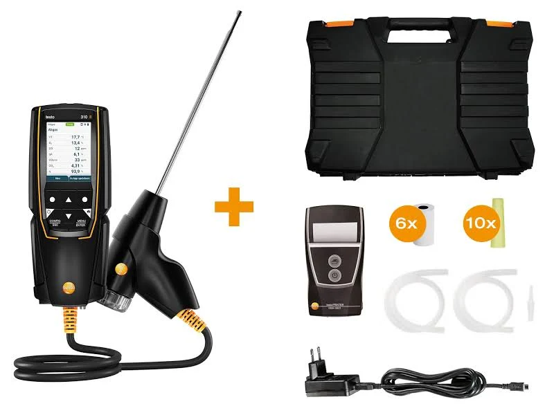 Testo 310 II Residential Combustion Analyzer Printer Kit