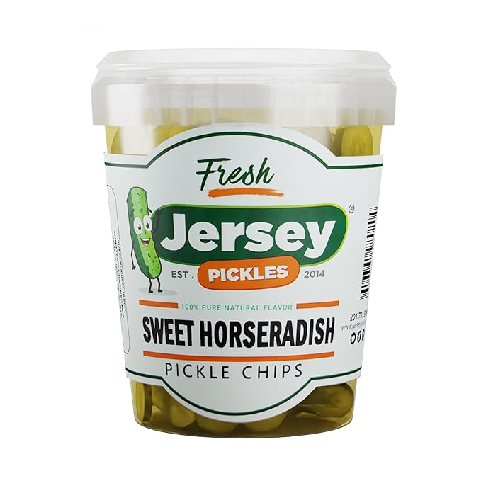 Jersey Pickles - Sweet Horseradish Chips (1/2 GALLON)