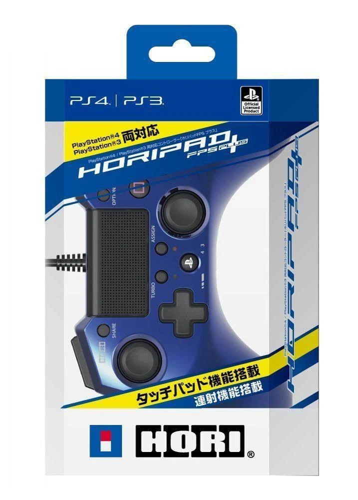 Hori Pad Wired Controller for Playstation 4/Playstation 3 - Blue