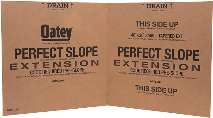 Oatey Perfect Slope,Brown