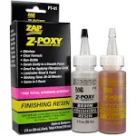 Zap Z-Poxy Finishing Resin 4 oz. Set