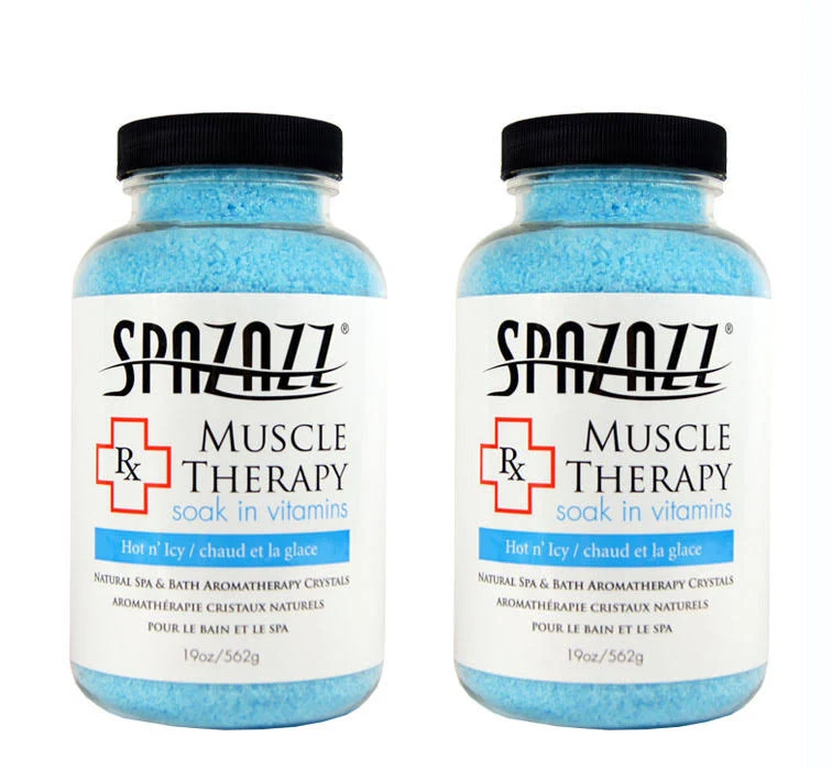 Spazazz Aromatherapy Spa and Bath Crystals -Therapy (2 Pack) (Muscular Therapy 19oz - 2pk)