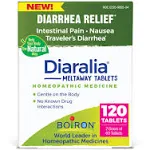 Boiron Diaralia Tablets for Diarrhea Relief, Gas, Bloating, Intestinal Pain, and Travler's Diarrhea - 120 Count (Pack of 1)