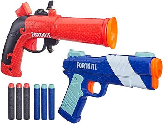 Nerf Fortnite Dual Pack with Two Fortnite Blasters and Six Nerf Elite Arrows