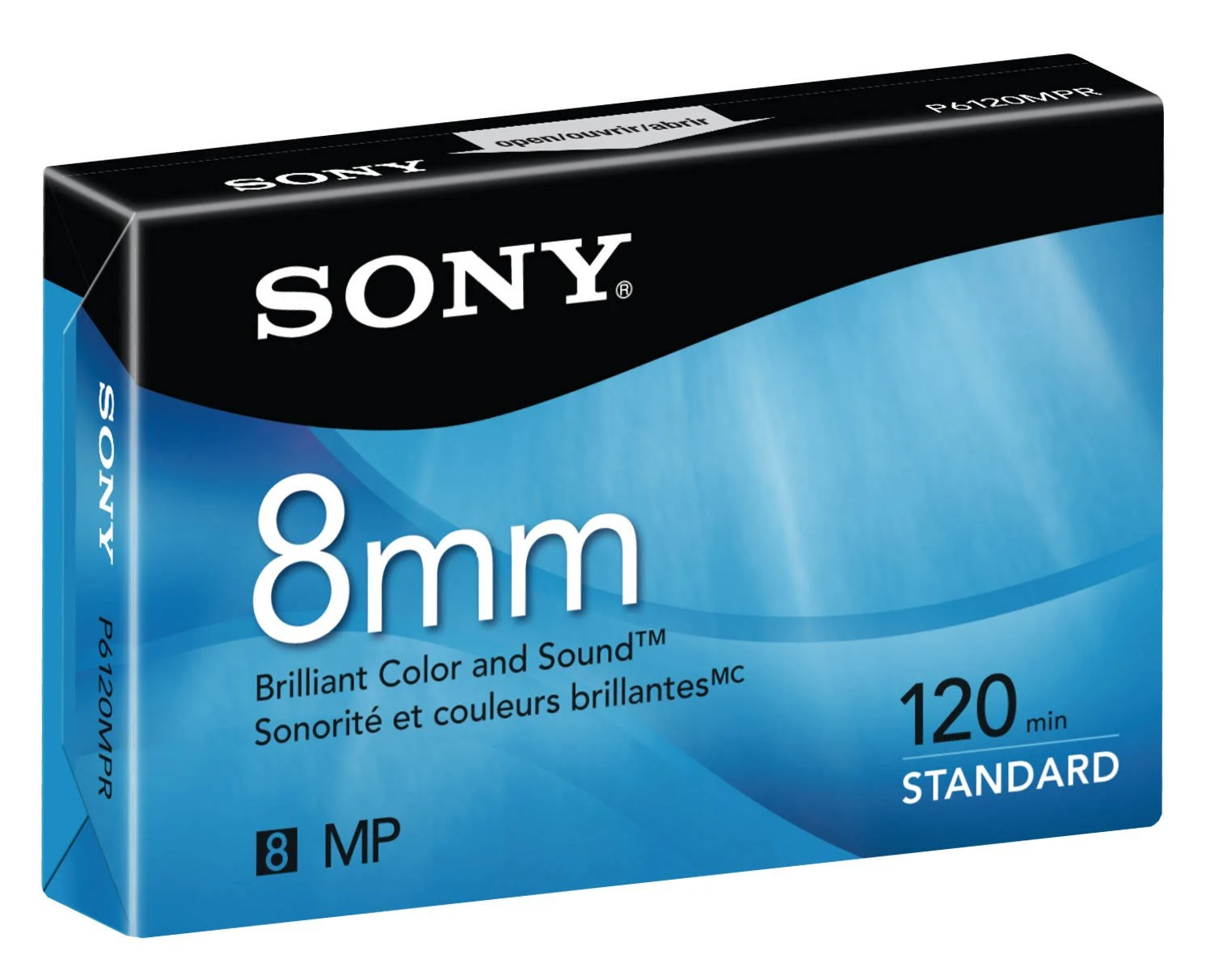 Sony P6120MPR Single 120-min 8mm Tape