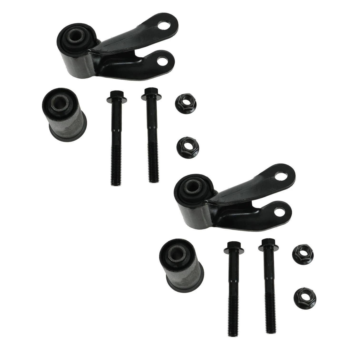 TRQ® PSA66600 - Rear Leaf Spring Shackles