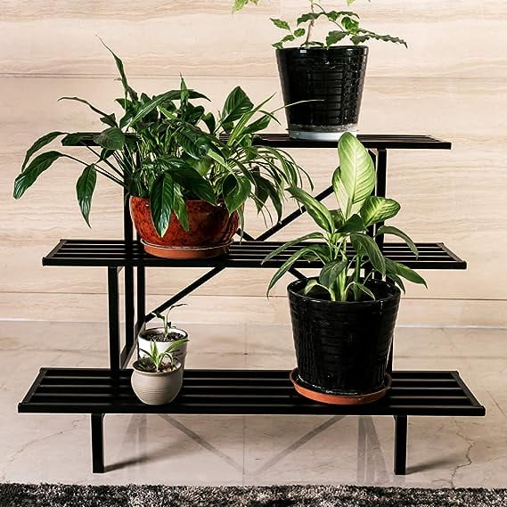 Zhongma Heavy Duty 3 Tier Plant Stand for Home, Garden, Plant ZM003