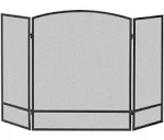 Panacea Products 15951 3-Panel Arch Screen with Double Bar for Fireplace 29